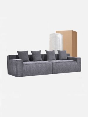 Luxury 2+2 Compression Sofas | 4-Seater Chenille Sectional for Wholesale