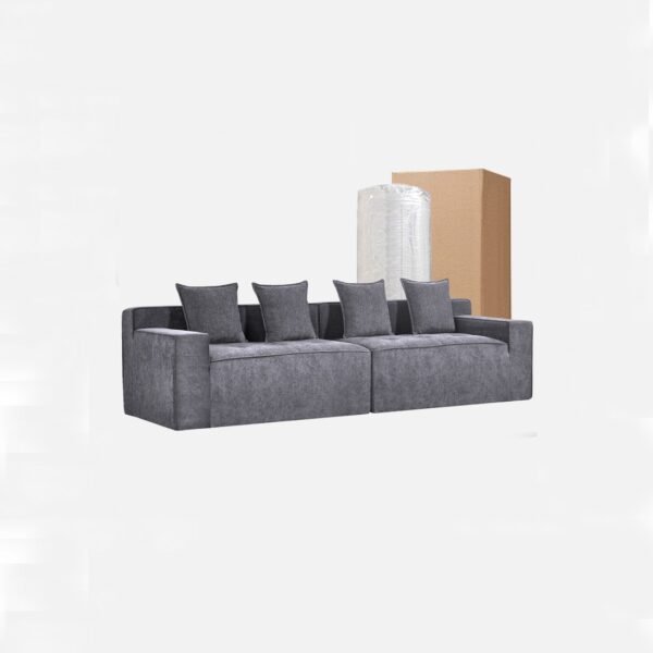 Luxury 2+2 Compression Sofas | 4-Seater Chenille Sectional for Wholesale