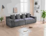 Luxury 2+2 Compression Sofas | 4-Seater Chenille Sectional for Wholesale