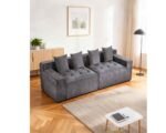 Luxury 2+2 Compression Sofas | 4-Seater Chenille Sectional for Wholesale