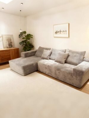 Modern Luxury Compressed 3 seater sectional sofa with Chaise