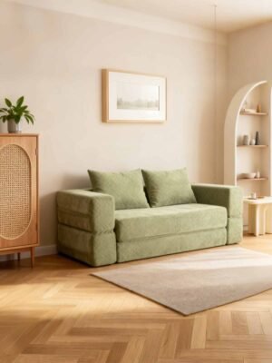 Interesting popular modern 2 seater compressed sofa and bed