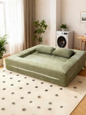 Compressed sofa and bed