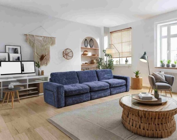 Luxury 3 Piece Compressed Sofa for Modern Living