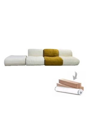 Adorable 3 Piece Compressed Modular Sofa for Modern Living Spaces