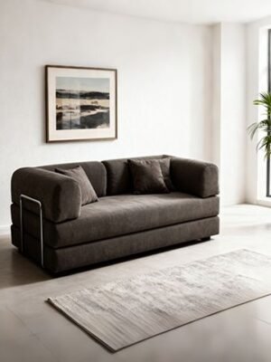 Amazing 2-in-1 compress sofa bed with acclamation for flexible space design