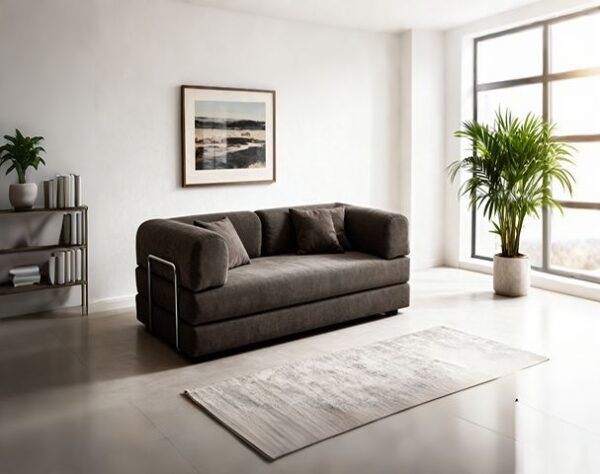 Amazing 2-in-1 compress sofa bed with acclamation for flexible space design