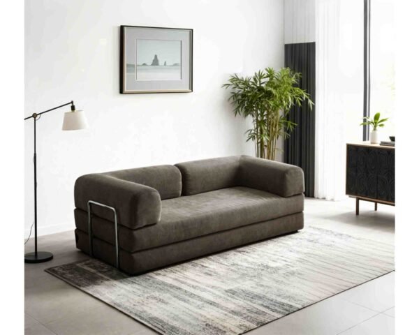 Amazing 2-in-1 compress sofa bed with acclamation for flexible space design