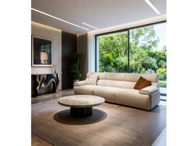 3-Piece Fabric Sectional Sofas – Commodious Structure with Graceful Modern Look