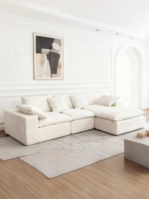 Amusing 3-Piece Aligned Sofa in a Box for Hotels and Modern Apartments